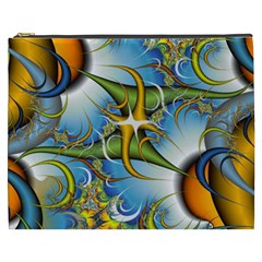 Random Fractal Background Image Cosmetic Bag (XXXL) 