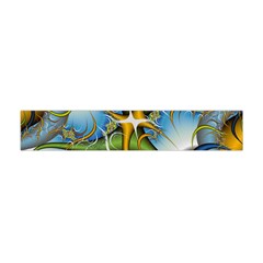 Random Fractal Background Image Flano Scarf (Mini)