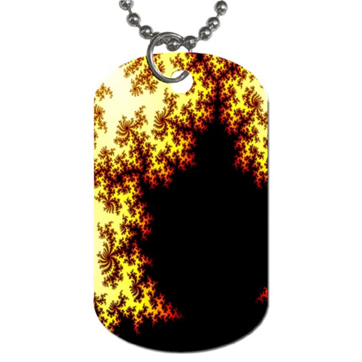 A Fractal Image Dog Tag (One Side)