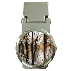 Fall Forest Artistic Background Money Clip Watches by Simbadda