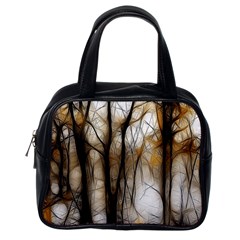 Fall Forest Artistic Background Classic Handbags (one Side) by Simbadda