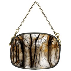 Fall Forest Artistic Background Chain Purses (one Side)  by Simbadda