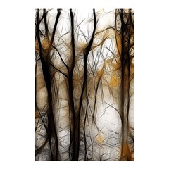 Fall Forest Artistic Background Shower Curtain 48  X 72  (small)  by Simbadda