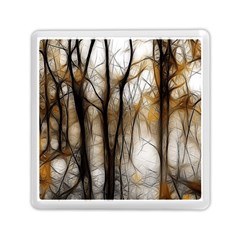 Fall Forest Artistic Background Memory Card Reader (square)  by Simbadda