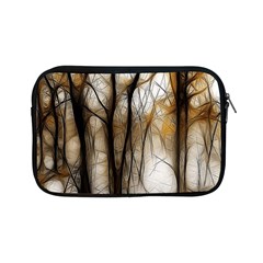 Fall Forest Artistic Background Apple Ipad Mini Zipper Cases by Simbadda