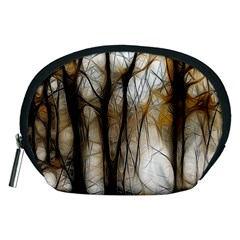 Fall Forest Artistic Background Accessory Pouches (medium)  by Simbadda