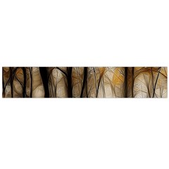 Fall Forest Artistic Background Flano Scarf (large) by Simbadda