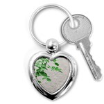 Plants Over Wall Key Chains (Heart)  Front