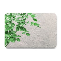 Plants Over Wall Small Doormat  by dflcprints