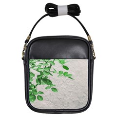 Plants Over Wall Girls Sling Bags by dflcprints