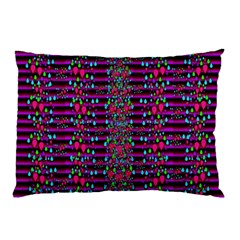 Raining Rain And Mermaid Shells Pop Art Pillow Case (two Sides) by pepitasart