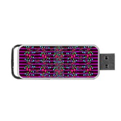 Raining Rain And Mermaid Shells Pop Art Portable Usb Flash (two Sides) by pepitasart