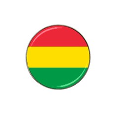 Rasta Colors Red Yellow Gld Green Stripes Pattern Ethiopia Hat Clip Ball Marker (4 Pack) by yoursparklingshop