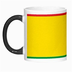 Rasta Colors Red Yellow Gld Green Stripes Pattern Ethiopia Morph Mugs by yoursparklingshop