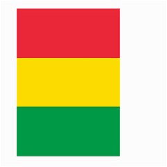 Rasta Colors Red Yellow Gld Green Stripes Pattern Ethiopia Large Garden Flag (two Sides) by yoursparklingshop