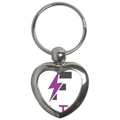 Original Logos 2017 Feb 5529 58abaecc49c40 (1) Key Chains (heart)  by FlashyThread