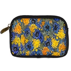 Floral Pattern Background Digital Camera Cases by Simbadda