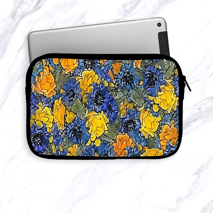 Floral Pattern Background Apple iPad Mini Zipper Cases