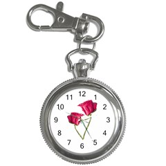 Red Roses Photo Key Chain Watches by dflcprints