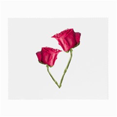 Red Roses Photo Small Glasses Cloth by dflcprints