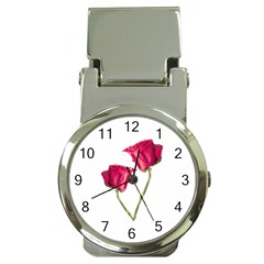 Red Roses Photo Money Clip Watches by dflcprints