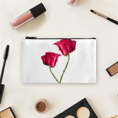 Red Roses Photo Cosmetic Bag (small)  by dflcprints