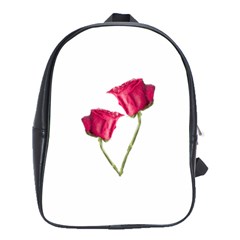 Red Roses Photo School Bags(large)  by dflcprints