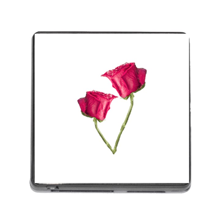 Red Roses Photo Memory Card Reader (Square)