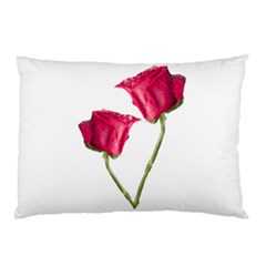 Red Roses Photo Pillow Case (two Sides) by dflcprints