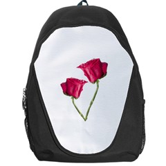 Red Roses Photo Backpack Bag by dflcprints