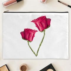 Red Roses Photo Cosmetic Bag (xxxl)  by dflcprints