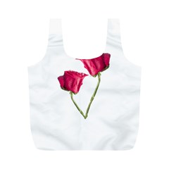 Red Roses Photo Full Print Recycle Bags (m)  by dflcprints