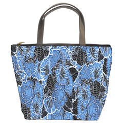 Floral Pattern Background Seamless Bucket Bags by Simbadda