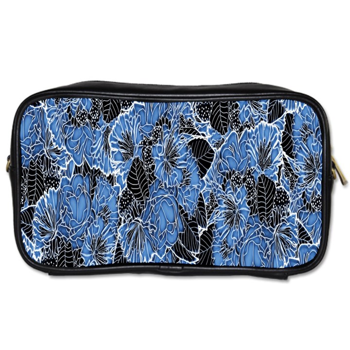 Floral Pattern Background Seamless Toiletries Bags 2-Side