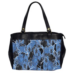 Floral Pattern Background Seamless Office Handbags (2 Sides)  by Simbadda