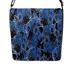 Floral Pattern Background Seamless Flap Messenger Bag (l)  by Simbadda