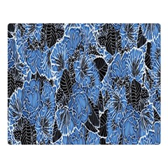 Floral Pattern Background Seamless Double Sided Flano Blanket (large)  by Simbadda