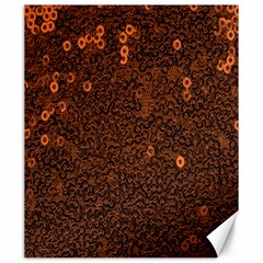 Brown Sequins Background Canvas 20  X 24   by Simbadda