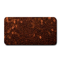 Brown Sequins Background Medium Bar Mats by Simbadda