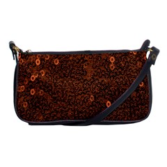 Brown Sequins Background Shoulder Clutch Bags by Simbadda