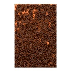 Brown Sequins Background Shower Curtain 48  X 72  (small)  by Simbadda