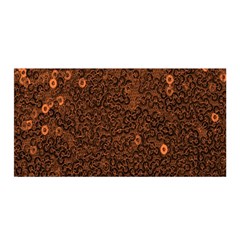 Brown Sequins Background Satin Wrap by Simbadda