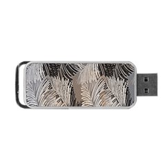 Floral Pattern Background Portable Usb Flash (two Sides) by Simbadda