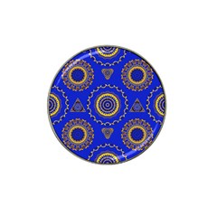 Abstract Mandala Seamless Pattern Hat Clip Ball Marker by Simbadda