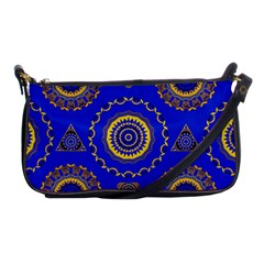 Abstract Mandala Seamless Pattern Shoulder Clutch Bags by Simbadda