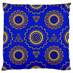 Abstract Mandala Seamless Pattern Standard Flano Cushion Case (two Sides) by Simbadda