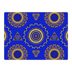 Abstract Mandala Seamless Pattern Double Sided Flano Blanket (mini)  by Simbadda