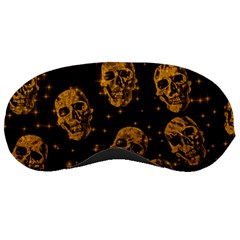 Sparkling Glitter Skulls Golden Sleeping Masks by ImpressiveMoments