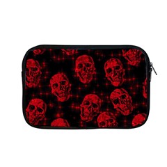 Sparkling Glitter Skulls Red Apple Macbook Pro 13  Zipper Case by ImpressiveMoments