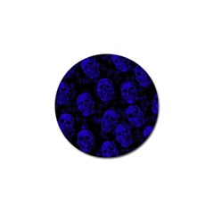 Sparkling Glitter Skulls Blue Golf Ball Marker (10 Pack) by ImpressiveMoments